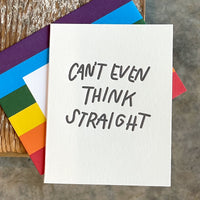 Can't think straight