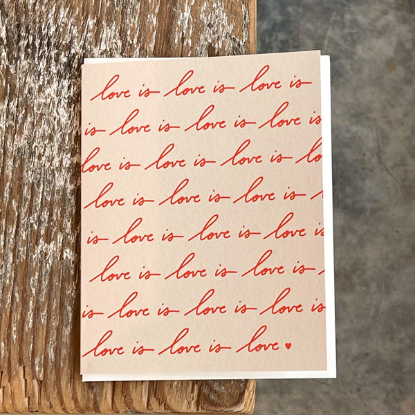 Love is Love cursive