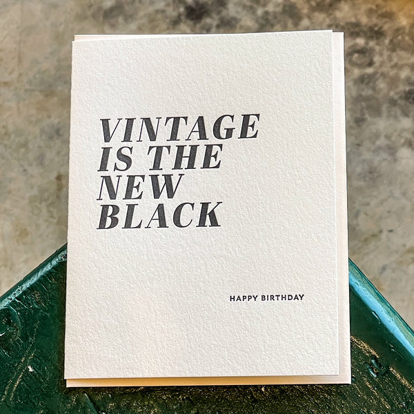 Vintage is the New Black