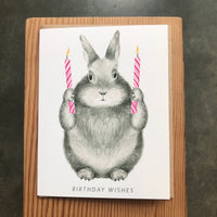 Birthday - Bunny with Candles