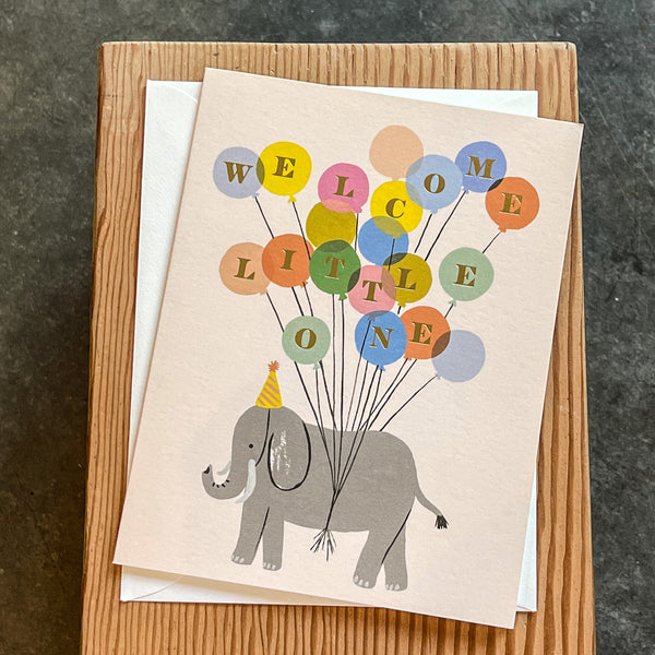 Baby - Elephants with Balloons