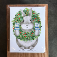 Christmas - Bunny Wreath Boxed