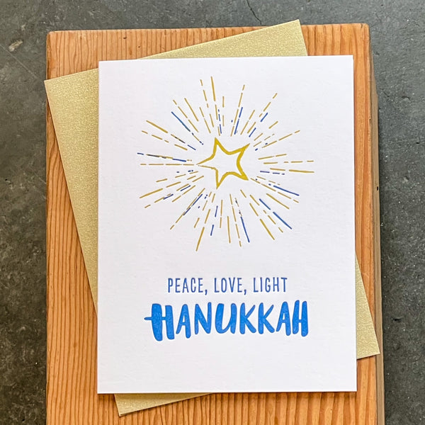 Peace, Love, Light Hanukkah