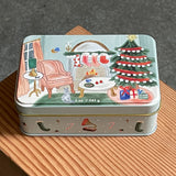 Persimmon & Chestnut Illustrated Candle Tin