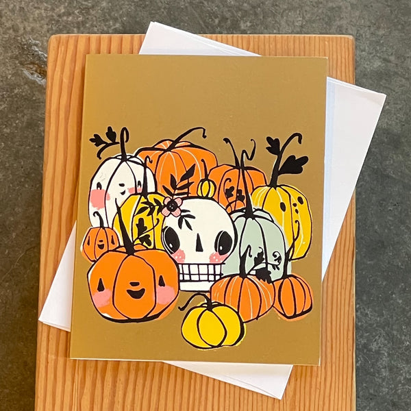 Skull and Pumpkins