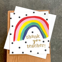 Thank You Teacher Rainbow