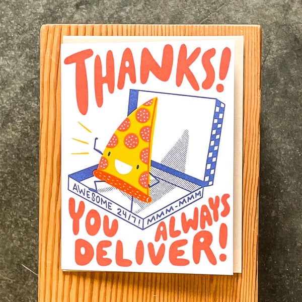 Thank You - Always Deliver!