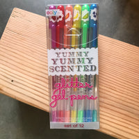 Yummy Scented Glitter Gel Pens